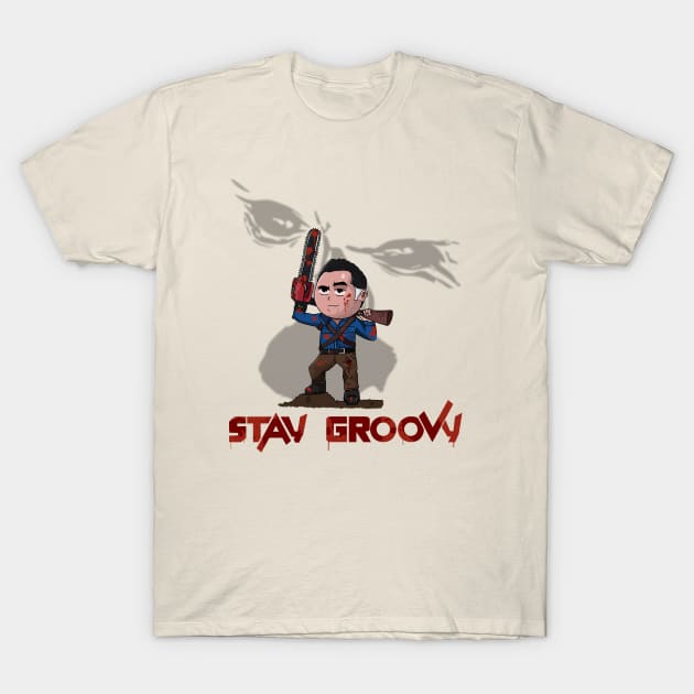 Stay Groovy T-Shirt by Creative Wiz